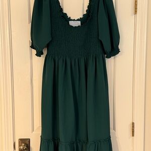 Hill House Forest Green Nap Dress